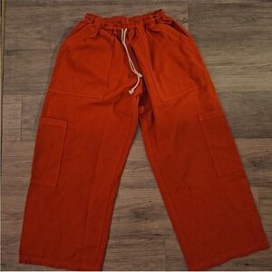 Orange Big Bud Press Drop Pocket Cargo Pants XL